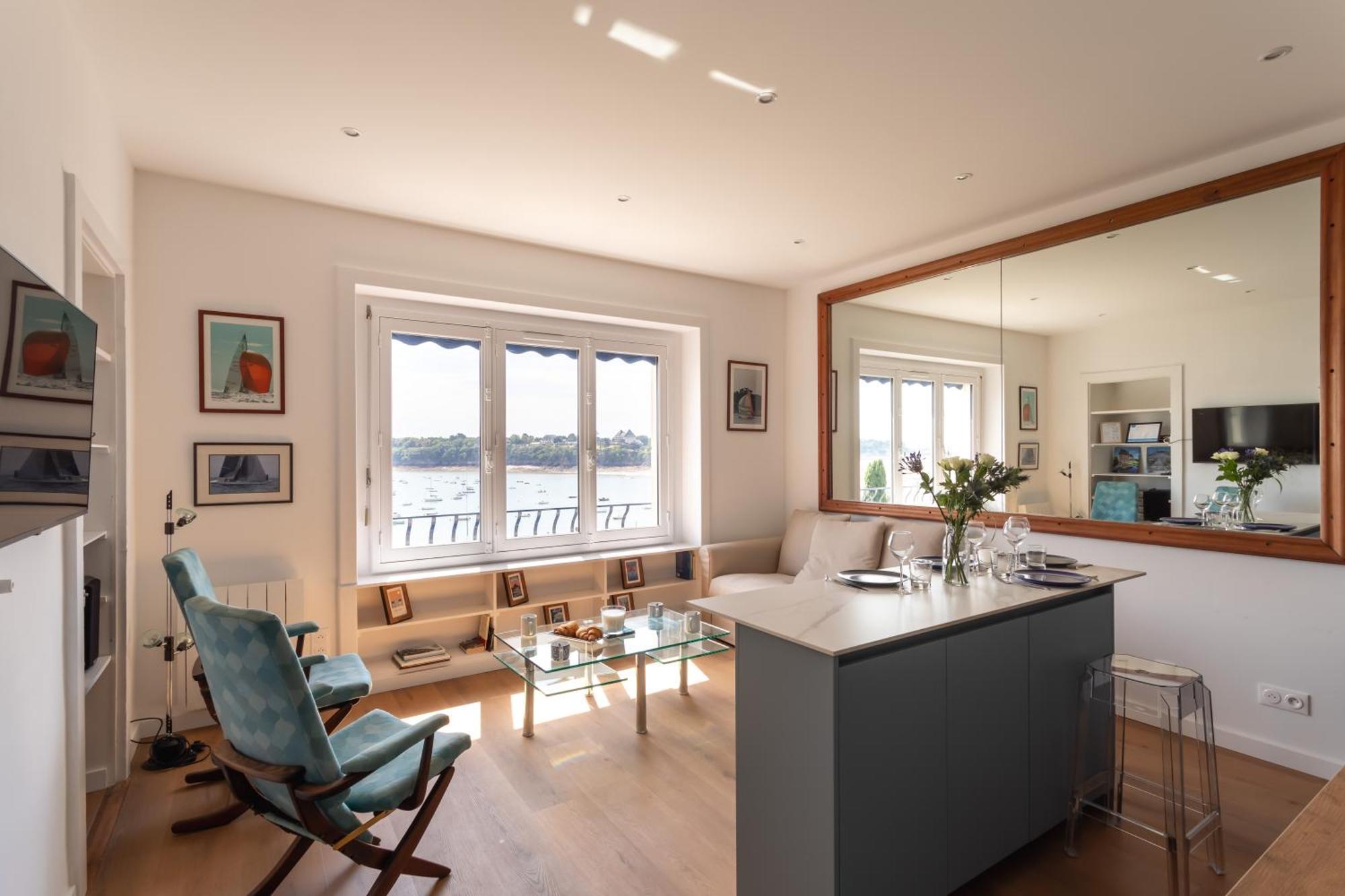 Le Beauvoir 1 - Appt Vue Mer Dinard Bagian luar foto